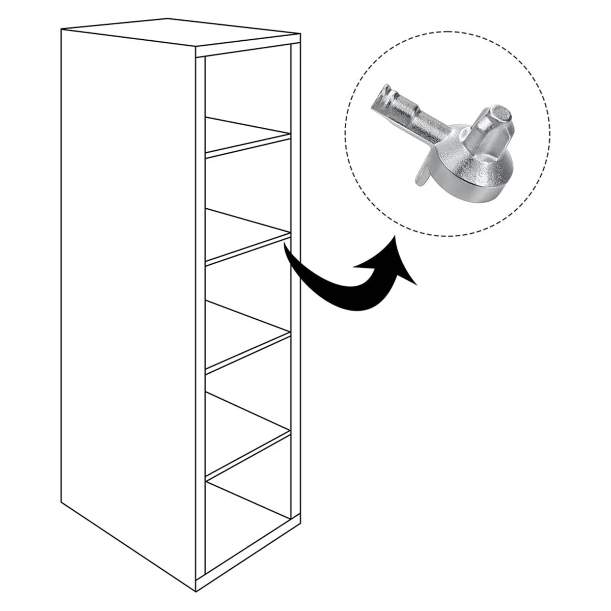 

ABNJ 50 Pcs Bookshelf Pegs Bookshelf Pins Replacement Shelf Pegs 3mm Shelf Pins Bookshelf Pegs for Compatible Part 131372