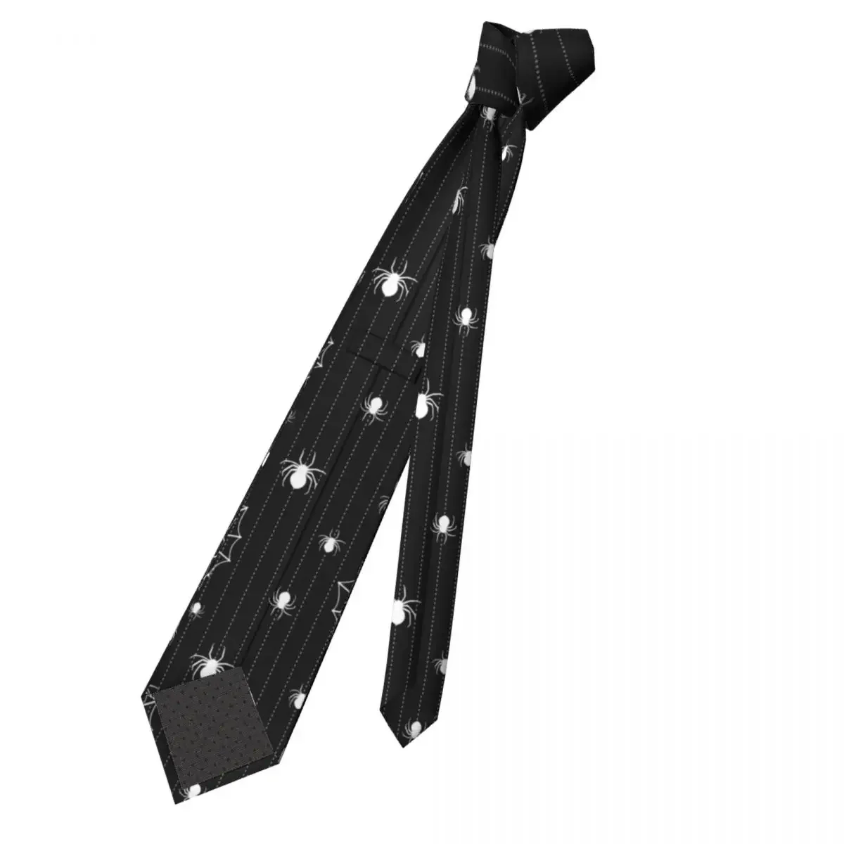 Spider Webs Neckties Unisex Polyester 8 cm Neck Tie for Men Skinny Narrow Shirt Accessories Cravat Business