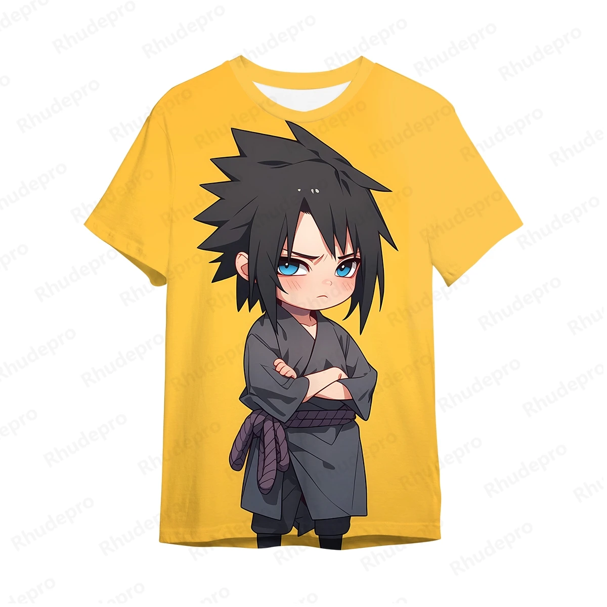 Harajuku Style Men Gift Naruto Trend Shirts Men's T-shirt Short Sleeve Y2k Clothes Anime 2024 Clothing Streetwear New