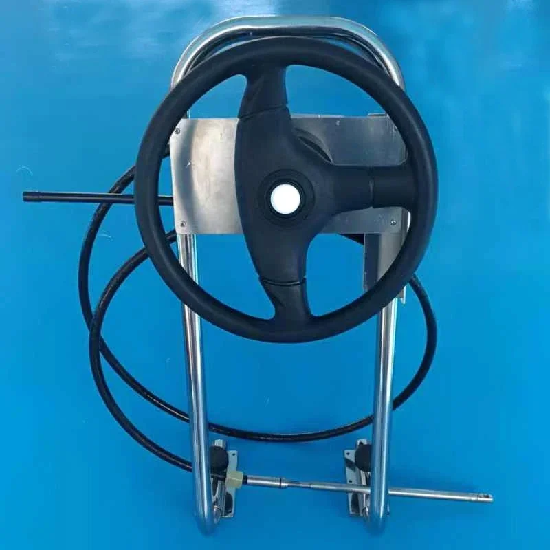 

Marine Accessories Stainless Steel Outboard Motor Steering System Including Cable and Support Bracket