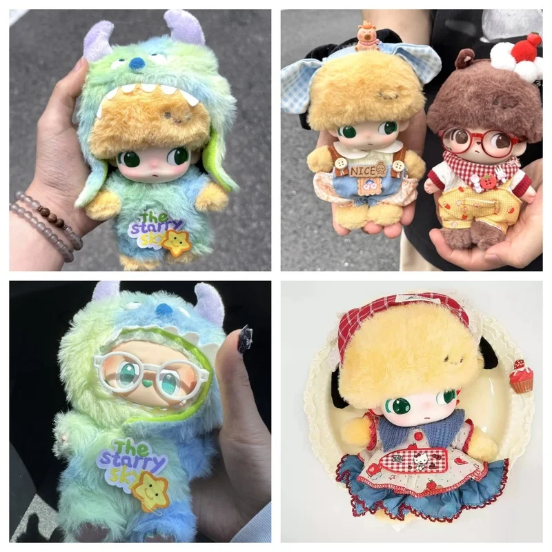 

15 см милая кукольная одежда для Dimoo Labubu Monsters, стильная сменная одежда, модная кукольная одежда, аксессуары, подарок без куклы