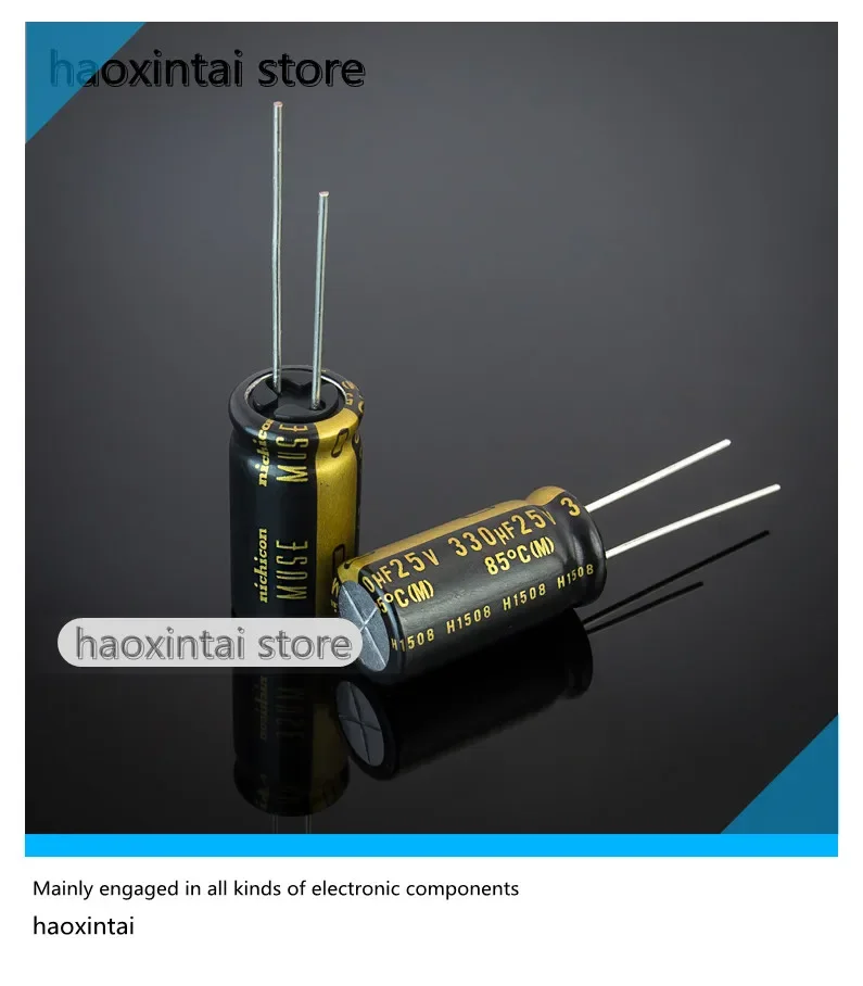 5PCS 330uF 25V 13*25.5MM KZ MUSE series Nichicon Nichicon Japan original fever audio electrolytic electricity