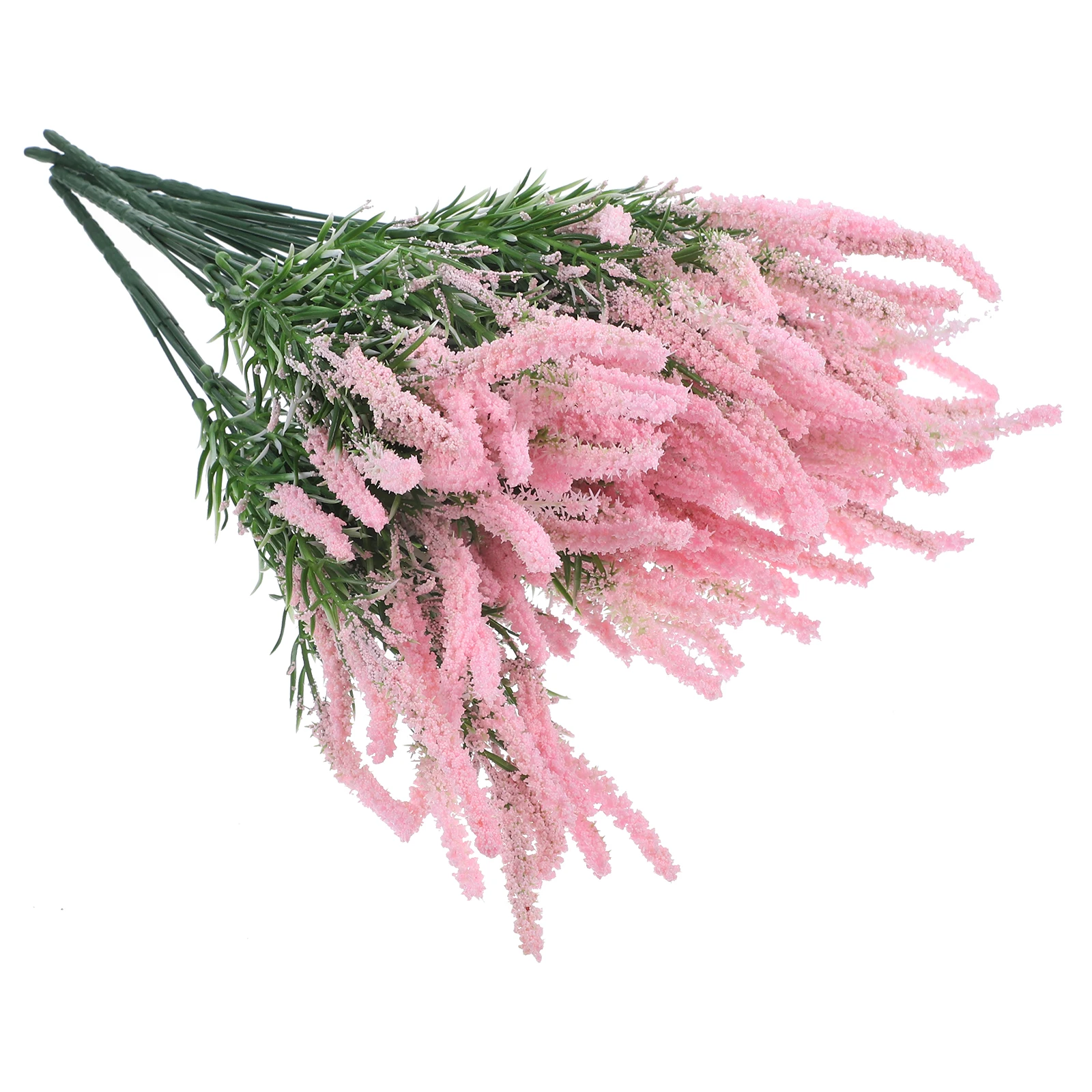 

6 Pcs Bouquet Simulated Wheat Ear Plants Artificial Flowers Decoration Fake Plastic Simulation Pink