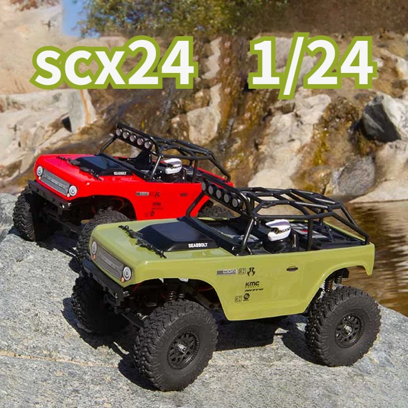 New Scx24 AXI90081 1/24 RTR Off-road Vehicle Climbing Car 4WD Rc Crawler  Rc Cars for Adults Model Toys