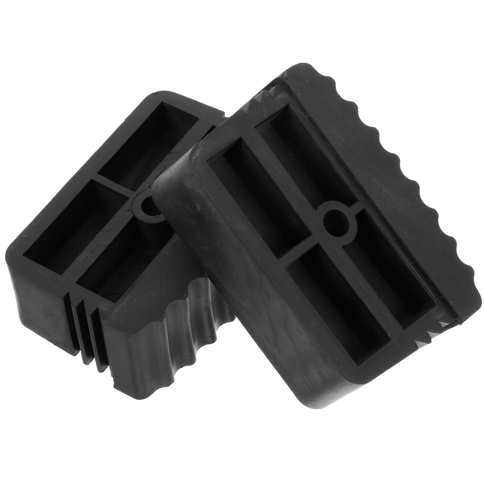 2 Pcs Ladder Foot Plug Rubber Cover Boots Leg Caps Foldable Feet Retractable Stairs Pads