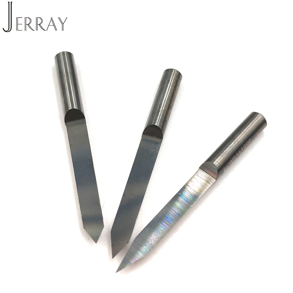 D3.175/4/6mm CNC Carving Bit V Shape solid carbid End Mill CNC Router Bit Milling Cutter for Wood Engraving Bits