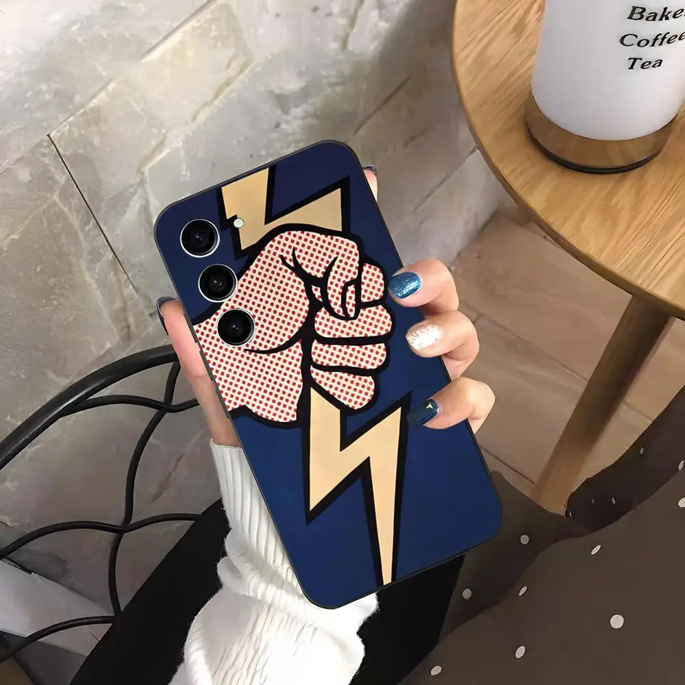 Roy Lichtenstein Pop Art Phone Case For Samsung S26 S25 Plus S20 S20 Plus S22 Ultra S23 FE S21 Plus S21 Ultra Soft Cover
