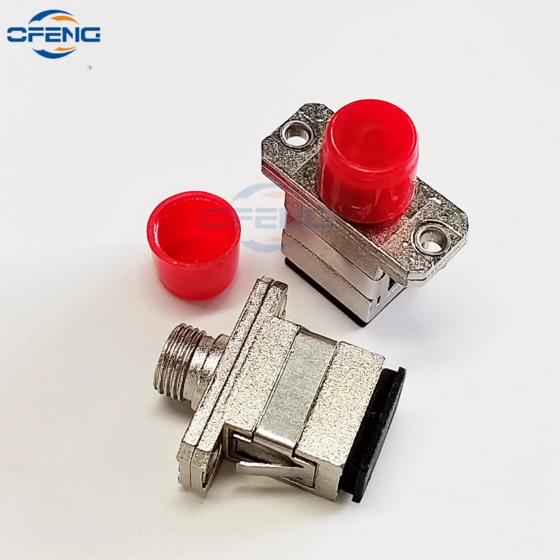 

SC-FC Fiber Adapter FTTH Fiber Fiber Optic Connector Flange Coupler SM Fiber metal Hybrid Adaptor SC UPC FC UPC customized