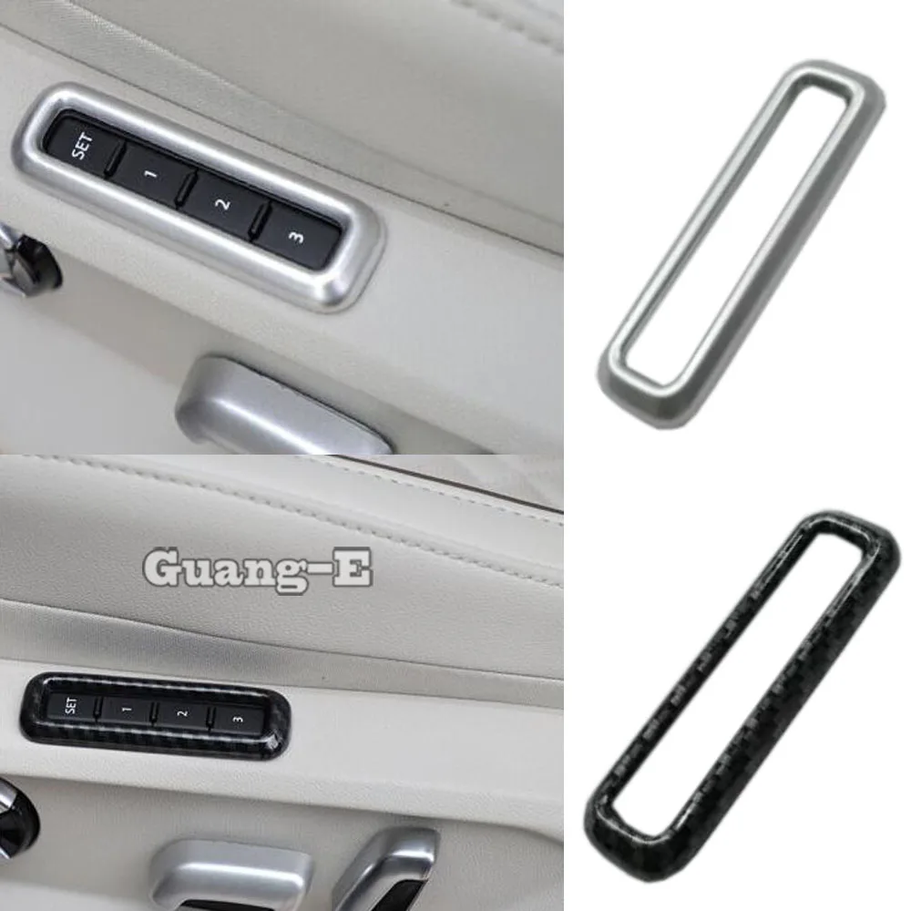 

Car Memory Remember Recall Recollection Seat Adjustment Knob Frame For VW Volkswagen Tiguan L MK2 2016 2017 2018 2019 2020 2021