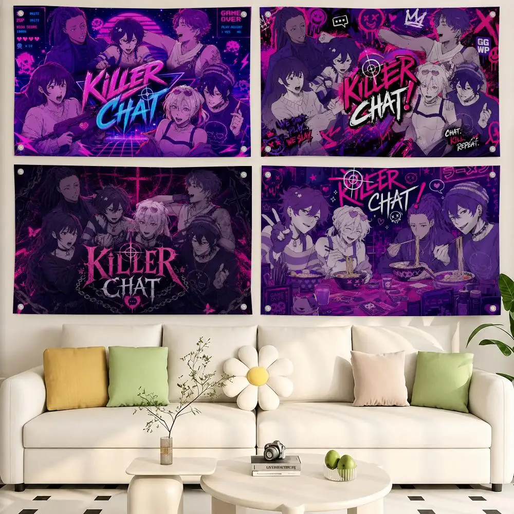 Game Killer Chat! - Expanded Edition Flags Flags, Room, Dormitory, Camping, Party, Home Decor Gifts