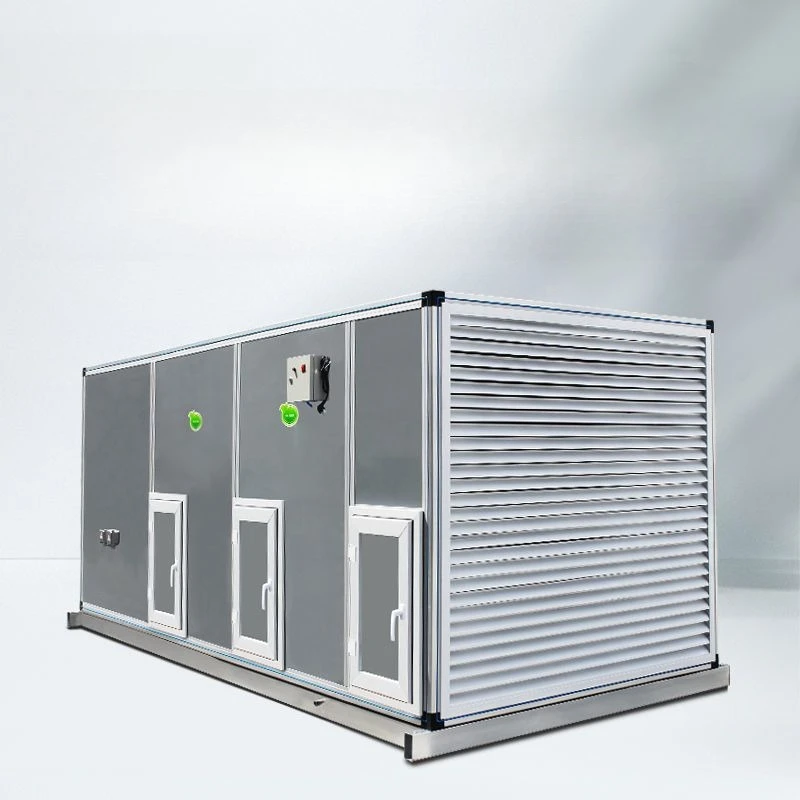 Purification and humidification type fresh air unit, filter type air handling unit with wet membrane humidifier