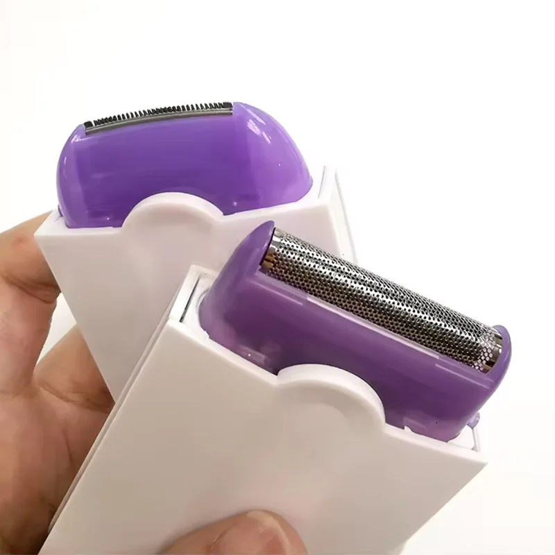 USB Aufladbare Frauen Epilierer Tragbare Haar Entfernung Werkzeug Rotary Rasierer Körper Gesicht Bein Bikini Lip Epilierer – Detail 8