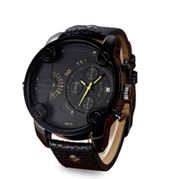 Cagarny Men Watch Quartz Luxury Watches Men Classic Date Leather Male Wristwatch Clock Man Sports Watches Relogio Masculino 6819