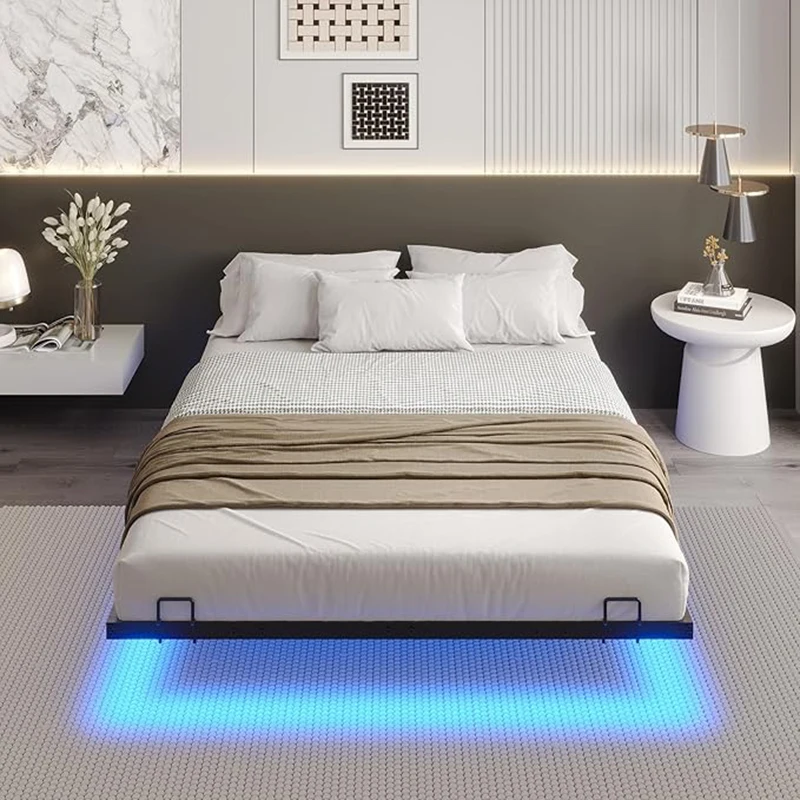 �� Visually Floating Bett】 DICTAC 90x200cm Floating bed frame is worn by inner legs that are sufficient to the