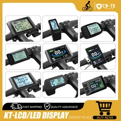 Electric Bicycle KT Display LCD3 LCD4 LCD5 LCD7 LCD8H LCD8S Waterproof/SM Plug 24V36V48V72V ebike Display for Electric Bike Kit