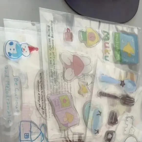 Korean INS Style Cute Cat Jelly Stickers High Aesthetic DIY Decor for Phone Case & Scrapbook