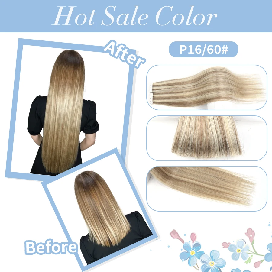K.s Pruiken Tape Hair Extensions Menselijk Haar Echte Remy Tape In Haar Verlenging Naadloze Huid Voor Salon Van Hoge Kwaliteit Natuurlijk Haar