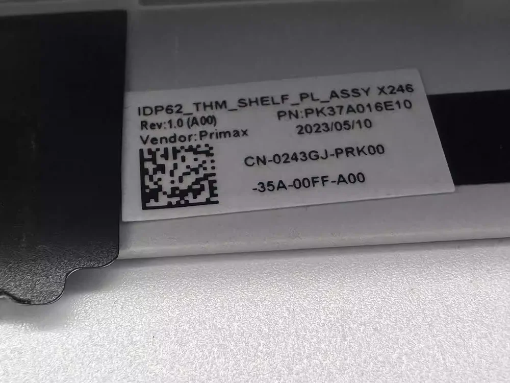 FOROriginal for DELL Alienware X16 R1 R2 Air outlet PK37A016E10 0243GJ