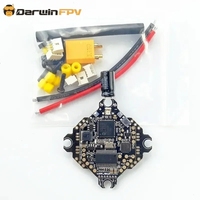 DarwinFPV AIO Flight Controller F411 15A 4in1 ESC Built-in ExpressLRS 2.4GHz Receiver BLHeli_S Betaflight OSD 1-3S Drone Parts