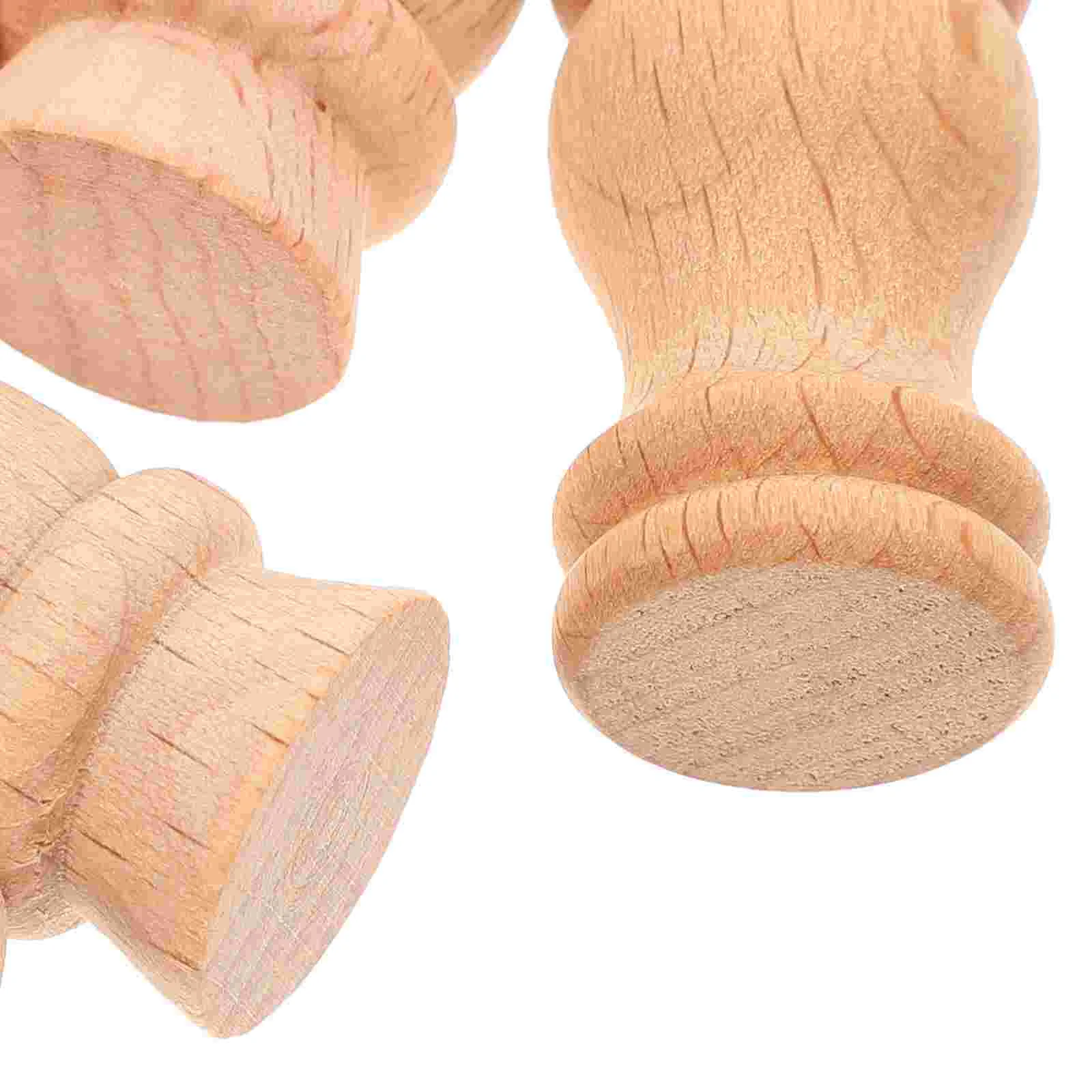 10 Pcs Pillars Replacement Wood Craft Spindles Decorative for Decoration Indoor