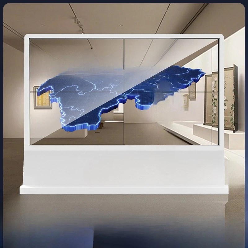 Transparent screen car exhibition, enterprise exhibition hall museum, transparent splicing screen