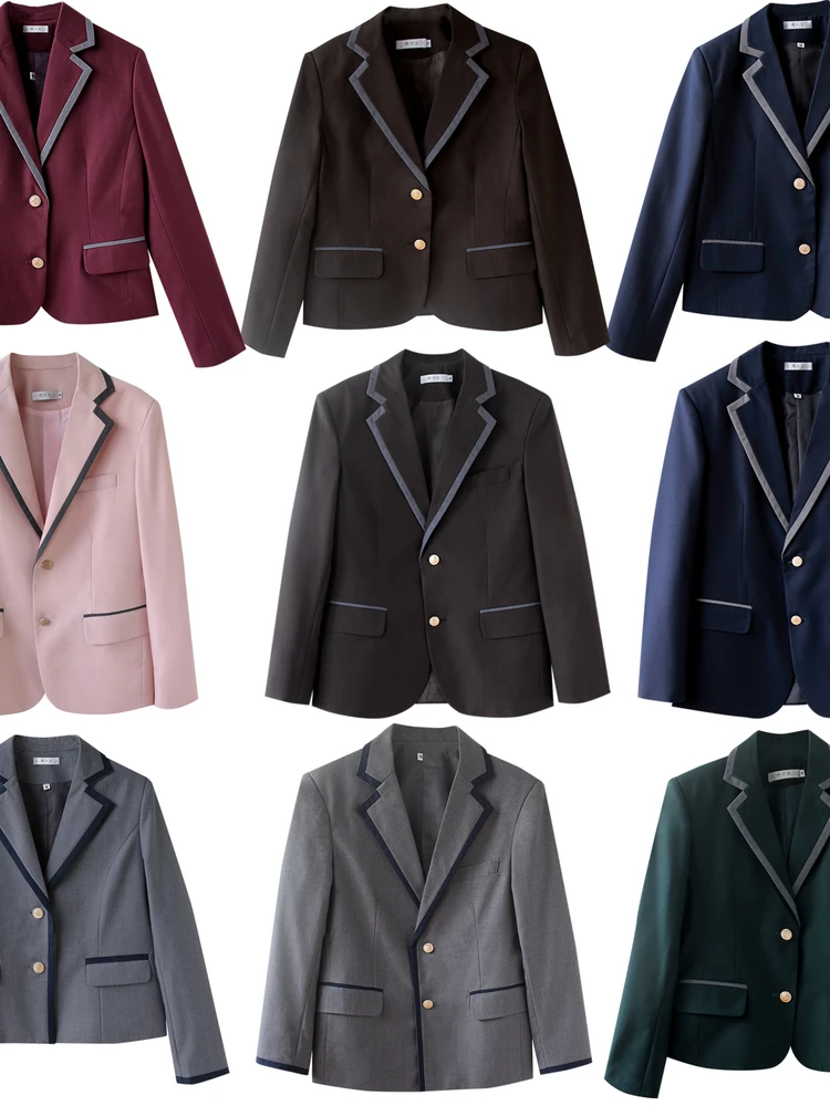 

Корейский Sle Student orm Jaet Briti College Wind Верхняя одежда Верхняя одежда для пар Паспорт Фото Класс orm