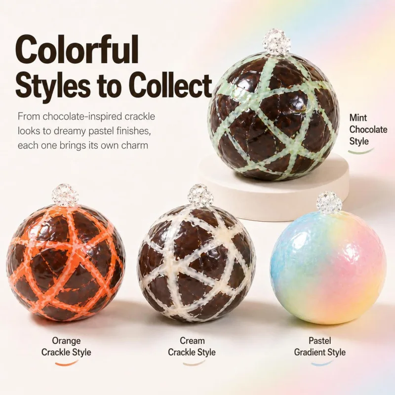 Squeeze Stress Ball Cracked Wax Chocolate Shaped Soft Squishy Fidget Toy Desk Toy For Stress Relief Office Study Break Adults view 3