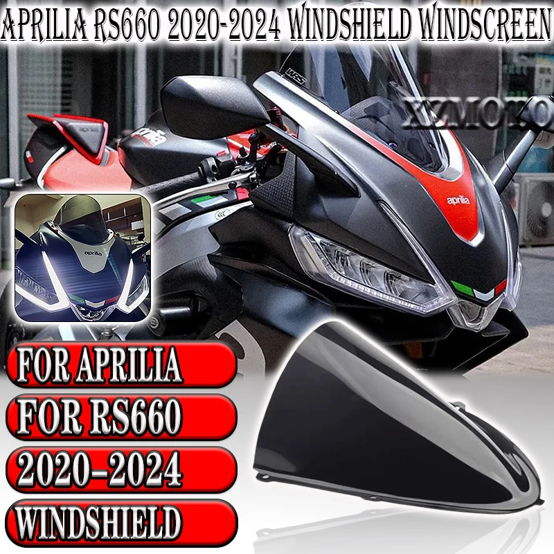 

RS660 Windscreen For Aprilia RS660 RS 660 2020 2021 2022 2023 2024 Motorcycle Accessories Windshield Windscreen Wind Deflectors