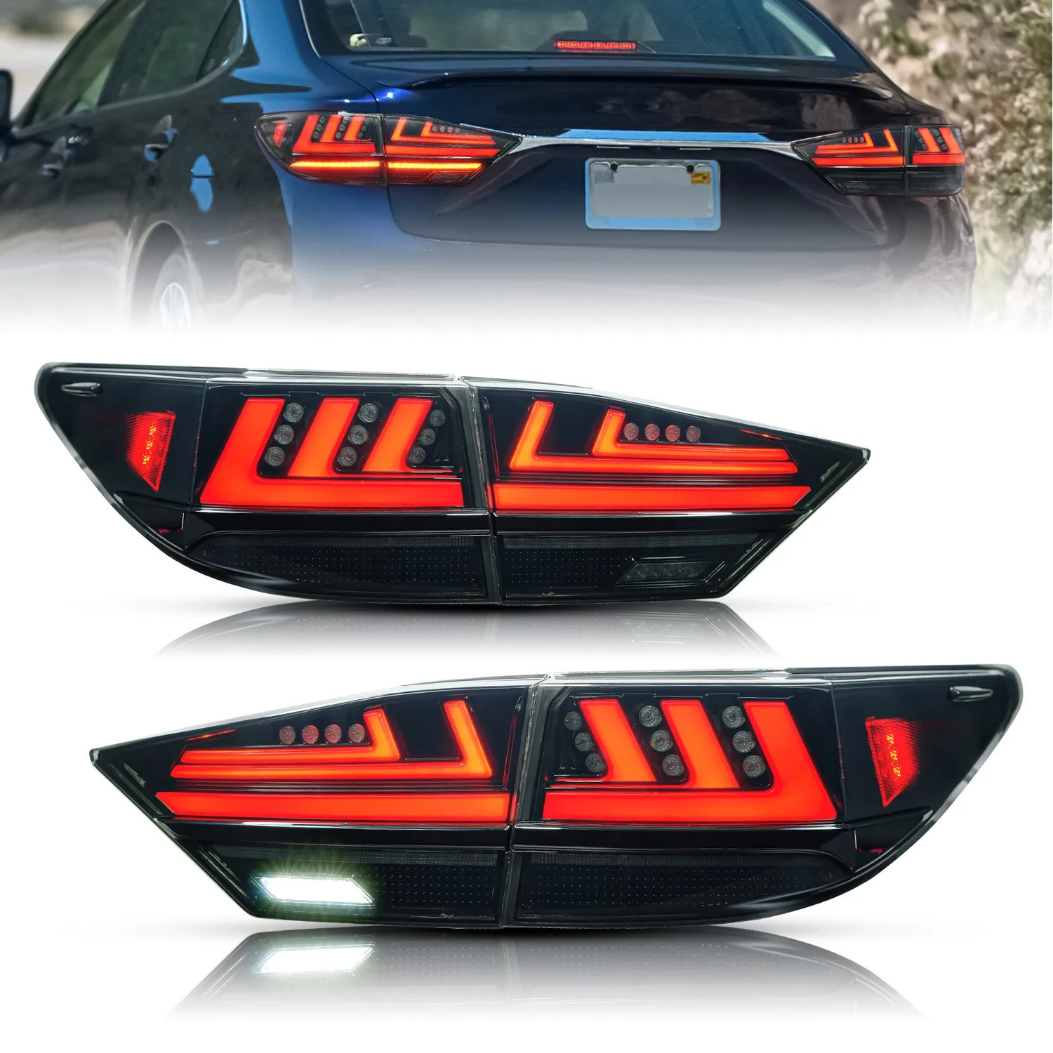 Taillight assembly for2006-2017 Lexus ES200/250/300/350 Reverse lights, brake lights, turn signals，tail lamp Traffic turn signal