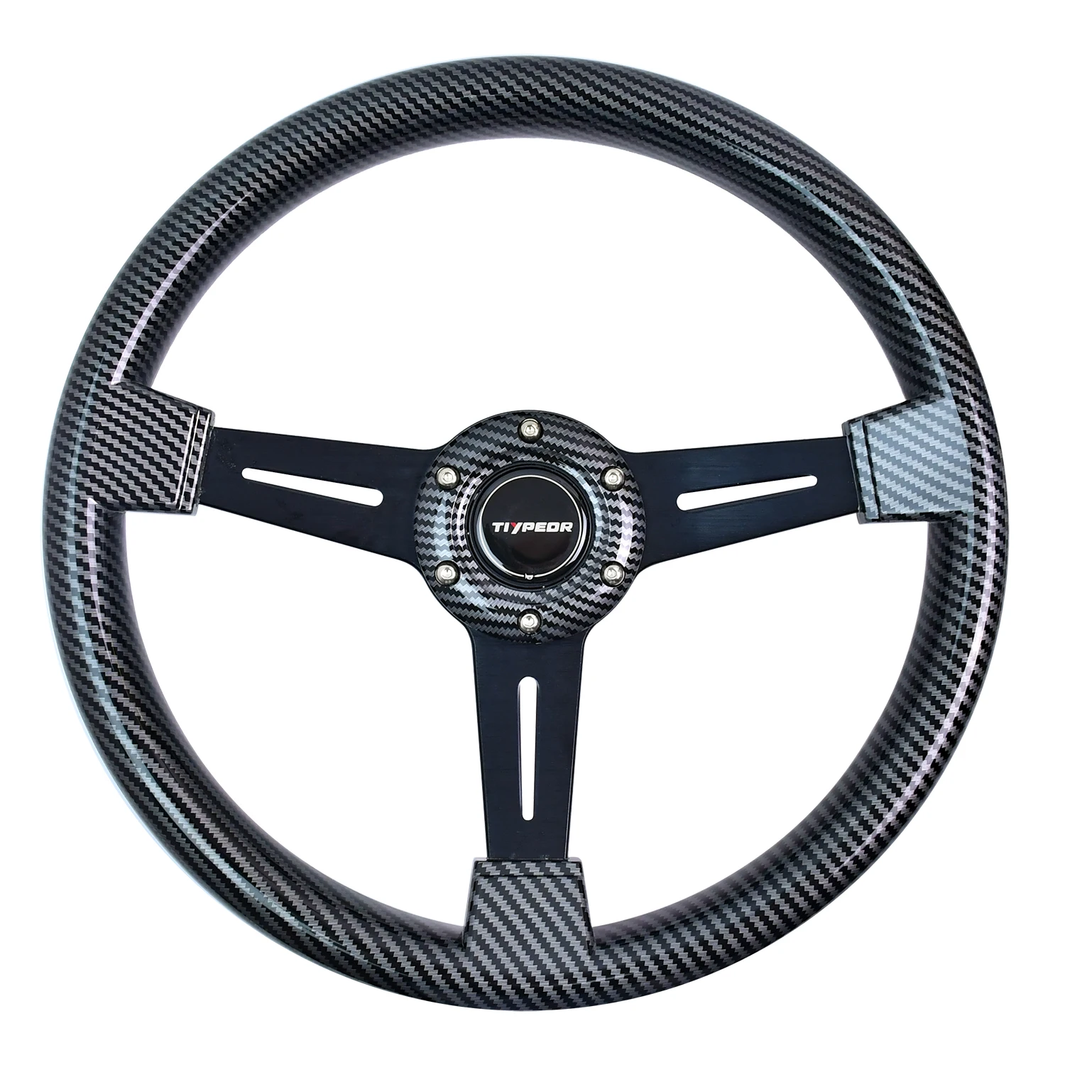 

High Quality Water transfer Printing 350mm Steering Wheel Sport Game Look Steering Wheel