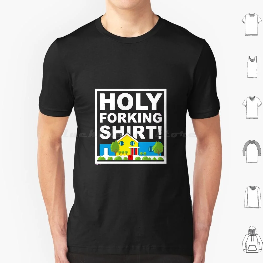 Holy Forking T Shirt Big Size 100% Cotton The Good Place Good Place Eleanor Shellstrop Eleanor Ted Danson Chidi Janet Kristen