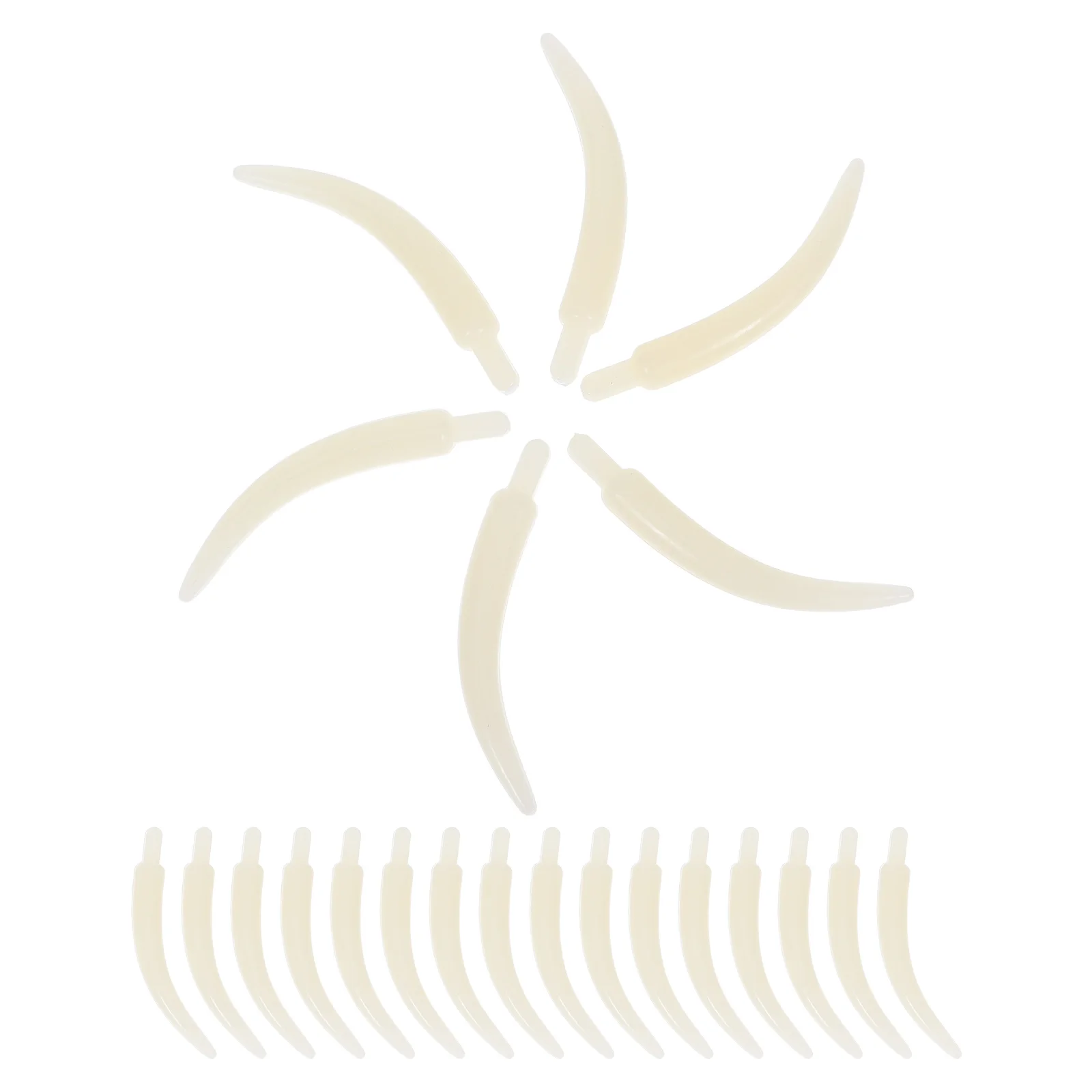 

100 шт., подвески в виде слона из искусственной кости для изготовления ювелирных изделий, 6 см, белый кулон «сделай сам», бусины в форме животного, аксессуары для домашнего декора