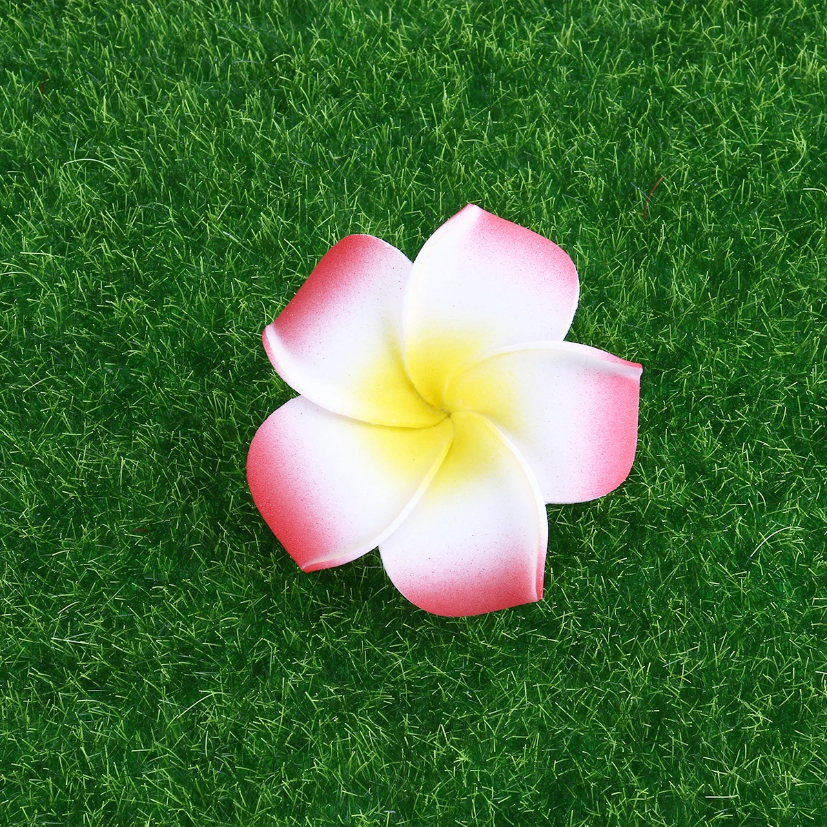 

100pcs 6Cm Foam Flower Red Plumeria Frangipani Artificial Wedding Decoration Craft Hair Clip Beads Pendant Party Home Decor