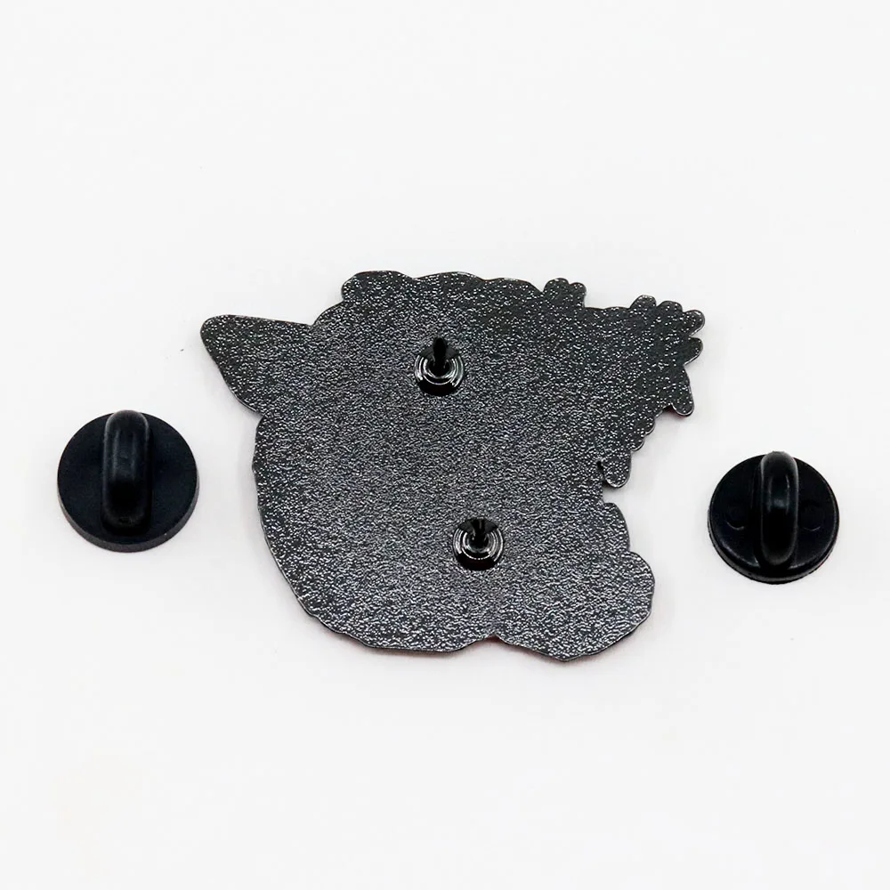 دبوس المينا برأس نمر طافوا ، شارة حيوان مفترس كبير القط ، شارة الحياة البرية ، حقيبة ظهر ، قميص قماشي ، قميص ، عصري #2