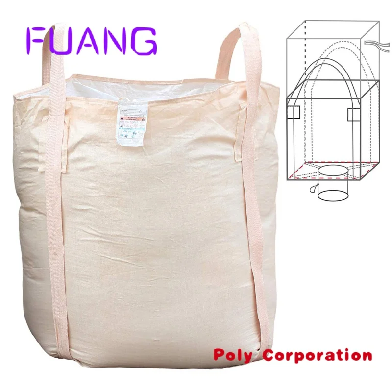 

Custom EGP PP 1 ton big bag 1000kg UV treated 1 ton jumbo bag for limestone sand cements