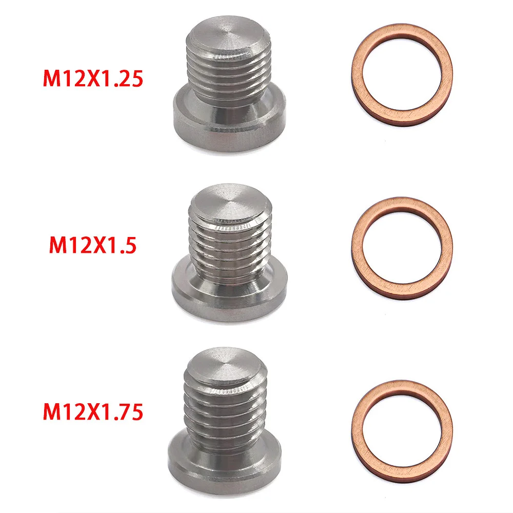 O2 Oxygen Lambda Sensor Blanking  Plug Cap Bung Exhaust Accessories With Gasket