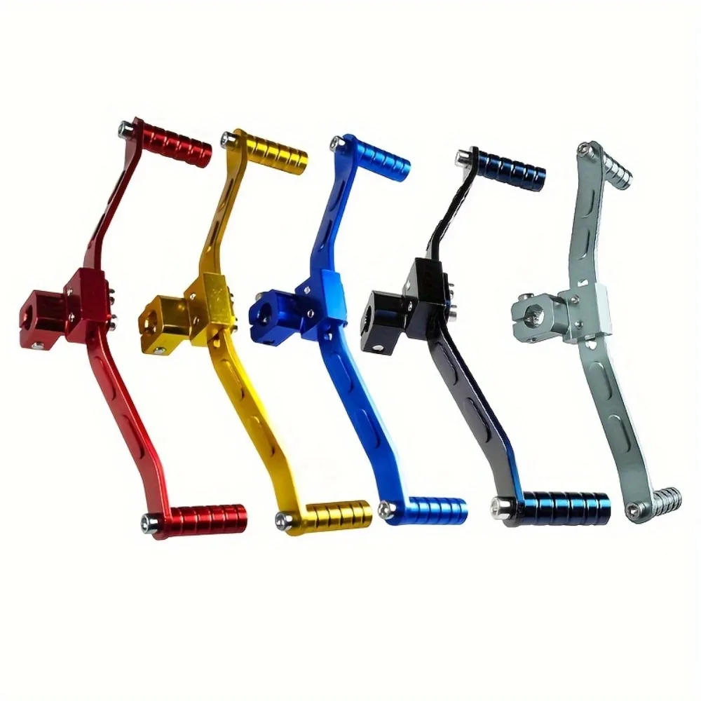 Motorcycle Aluminum Alloy Shift Lever, Polished Surface, Adjustable Double Suspension Shift Lever, High-Quality Motorcycle Parts