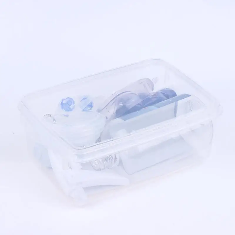 طقم تنظيف الأذن 500 مل، مزيل شمع الأذن، زجاجة بلاستيكية، مجموعة غسالة الري للأذن للبالغين والأطفال للعناية بالأذن