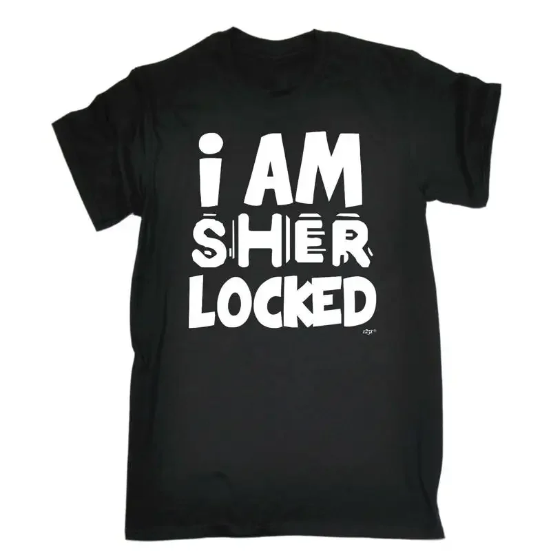 Sher Locked Mens Funny Novelty T Shirt Top