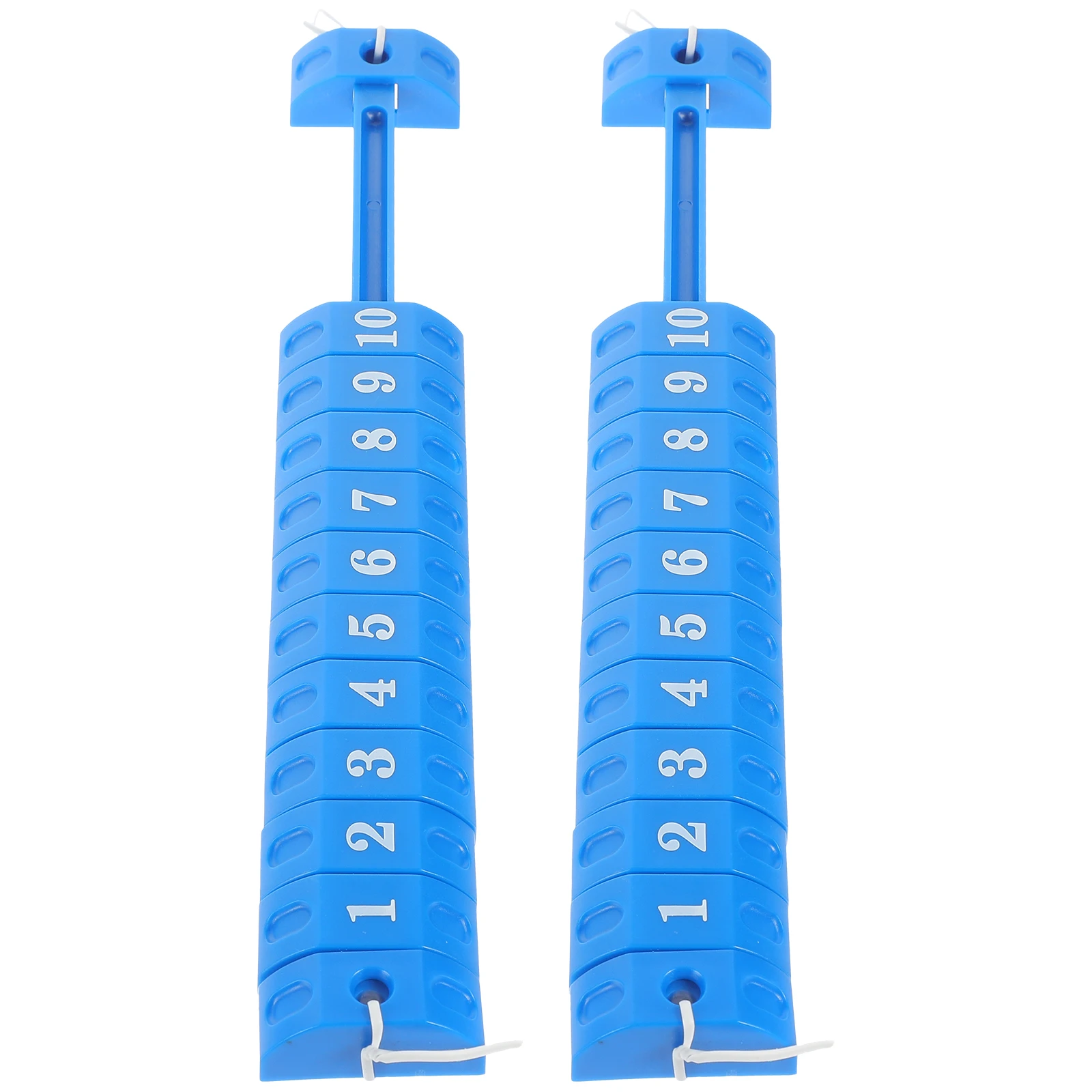 

2pcs Square Scorer Soccer Counters Portable Marking Device Plastic Foosball Scorekeeper for Desktop Table Football