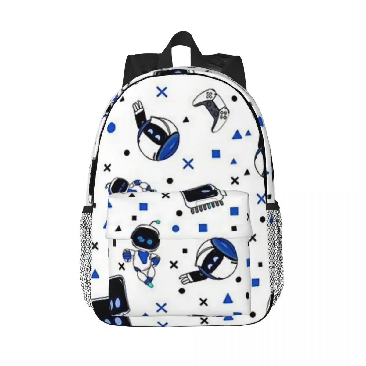 Mochila escolar de astrobot e amigos para crianças, mochila escolar infantil para meninos e meninas, na moda