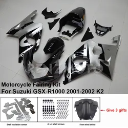 Motorcycle Set Body Kit Fairing For Suzuki GSX-R1000 2001 2002 K1 K2 GSXR 1000 Plastic Guard Plate Accessories Shell S1001-103a