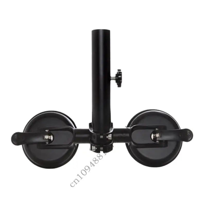 

0XXC Sturdy Suction Cup Flagpole Mount For Vehicles Car Motorcycle Adjustable Height