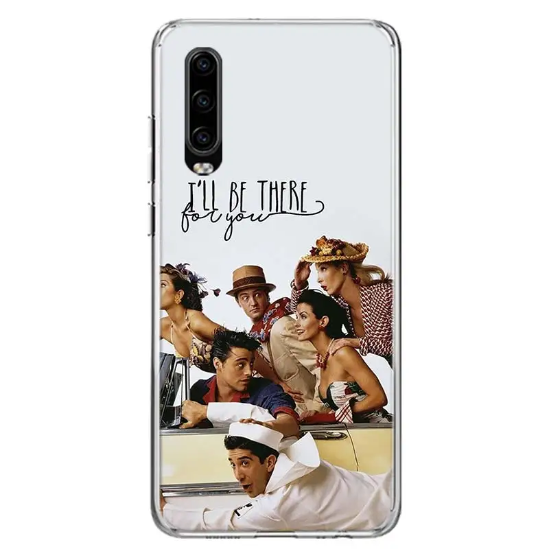 Friends Tv Show Funny Family Case Phone Cover for Huawei P30 Lite P40 P20 P10 Mate 10 20 Pro P Smart Z 2019 Y5 Y6 Y7 Y9S Trend F