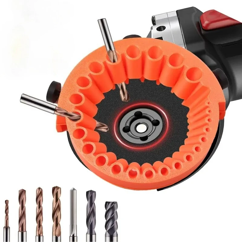 

Multipurpose Drill Bit Sharpener ABS Polishing Grinding Auxiliary Tool Engraving Powered Machine Parts Drill Bit Grinding Tool
