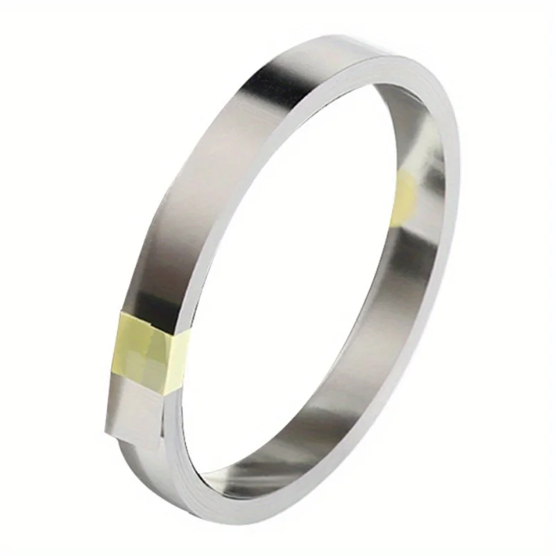 1 لفة 10 متر 18650 بطارية ليثيوم أيون النيكل ورقة لوحة النيكل مطلي حزام ناقل من الفولاذ موصل الشريط ماكينة لحام نقطي لحام البطارية #4