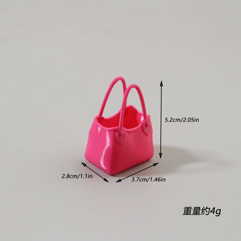 1:12 Dollhouse Mini Handbag Model BJD OB11 Doll Fashion Accessory Miniature Scene Decor Pretend Play Shooting Prop