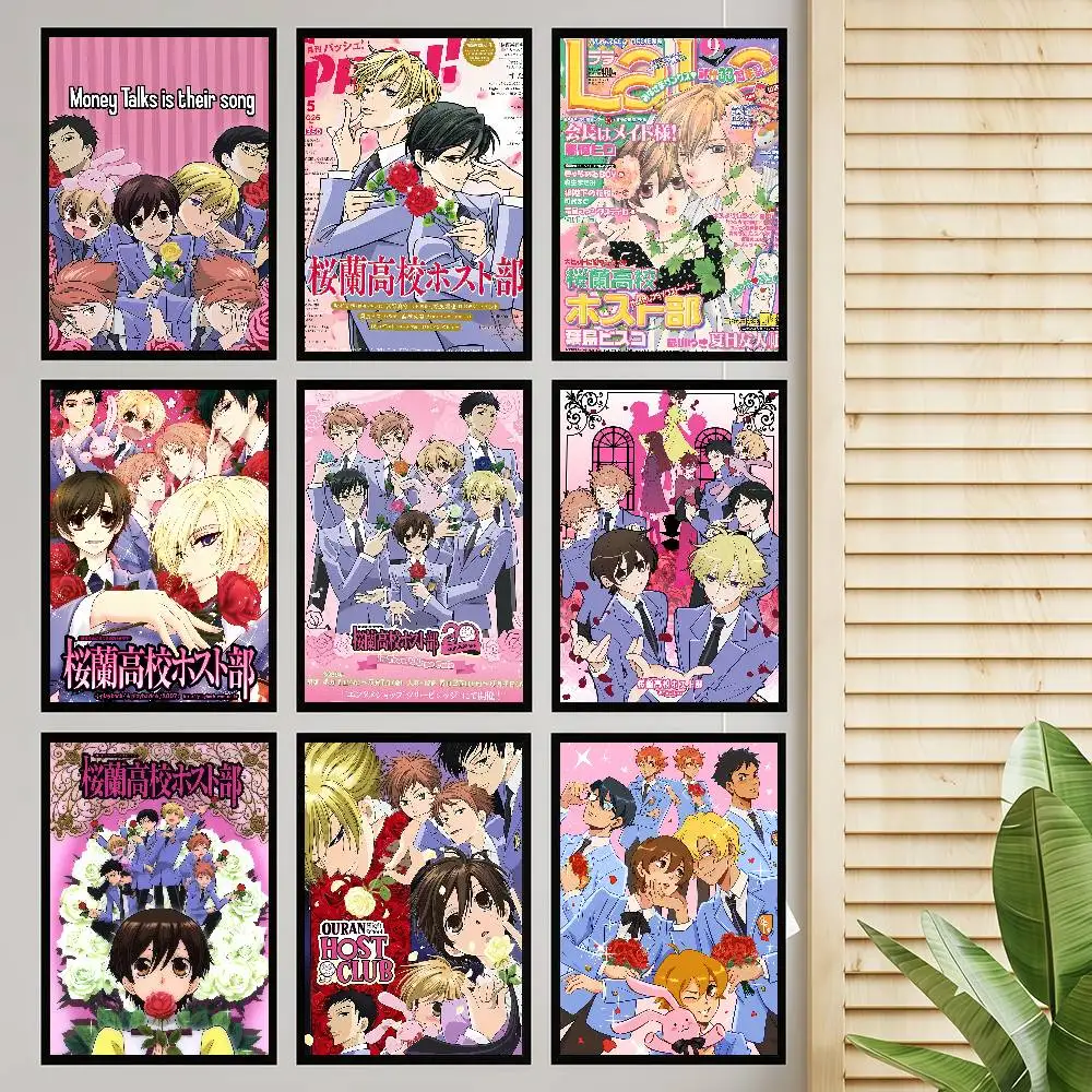 Anime Ouran High School Host Club HD Poster Poster Painting Wall Art Mural For Living Room Home Decor And Gifts