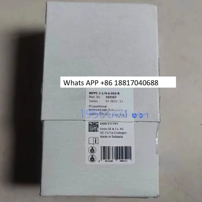 

Proportional Pressure Valve MPPE - 3-1/4 6 010 B 161167 Spot