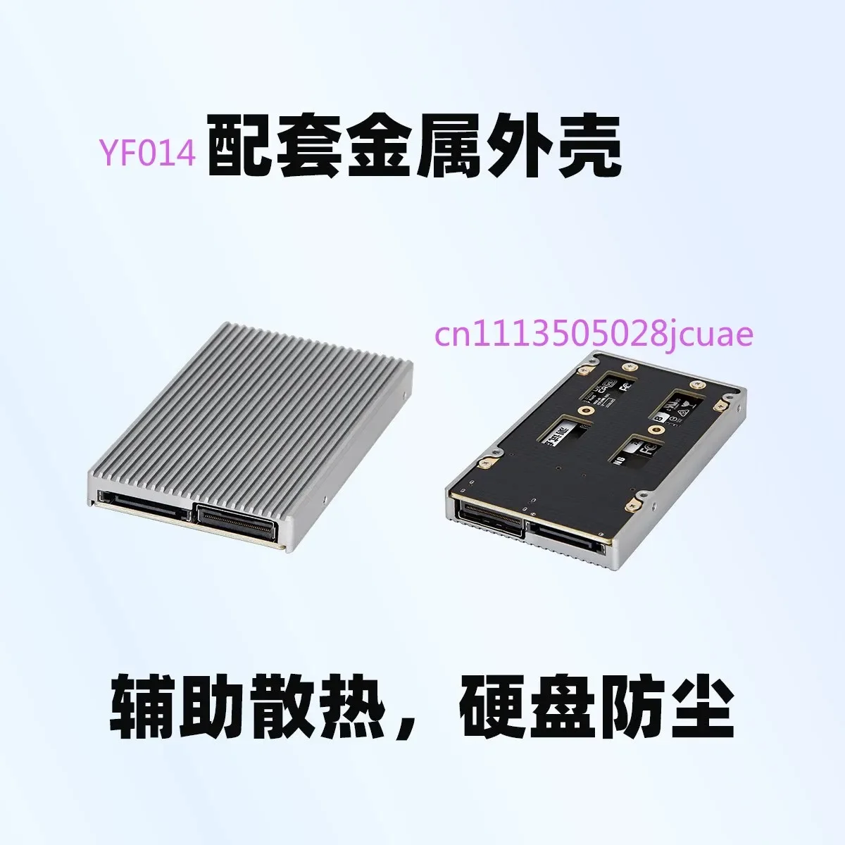 New External Slimsas/MCIO to 2 M.2 2280 NVMe Adapter Boards